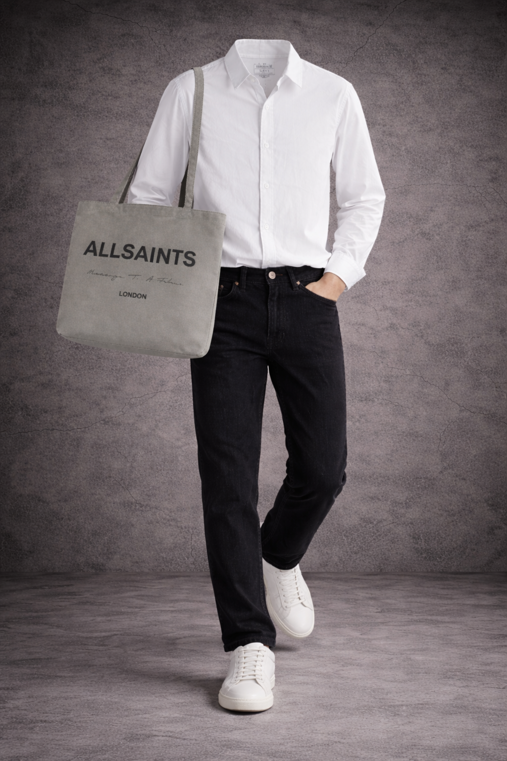 Effortless Smart Casual Outfit Men Can Wear Anywhere (White Shirt, Dark Jeans, Clean Sneakers)