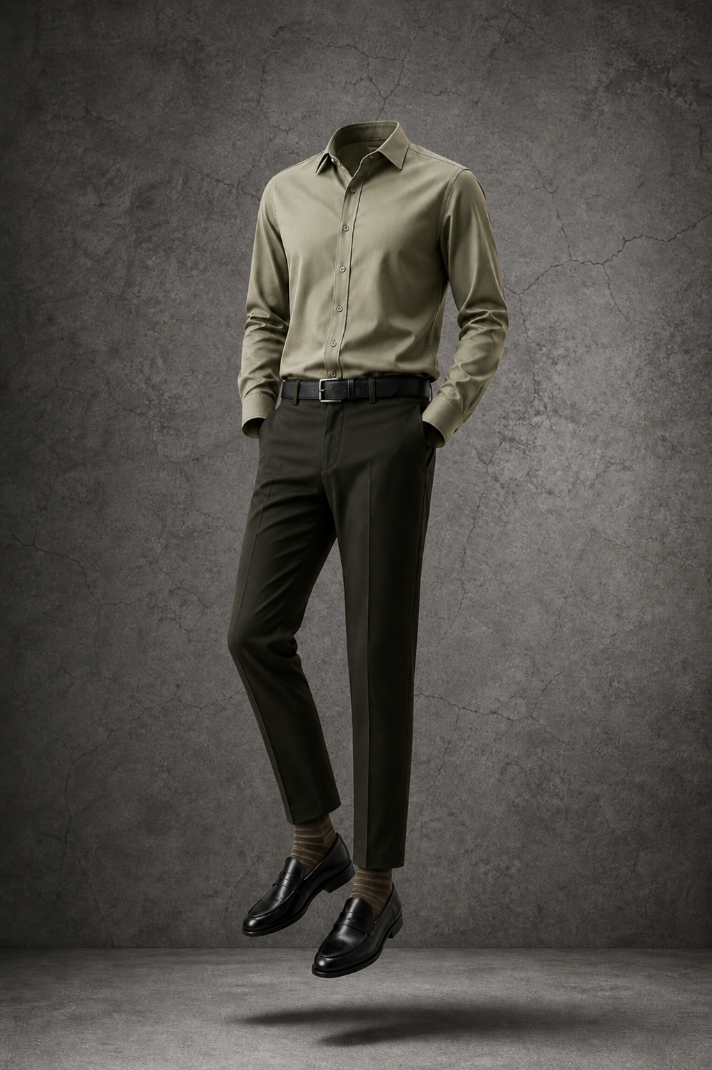 Olive Green Smart Casual Outfit That Just Works Every Time